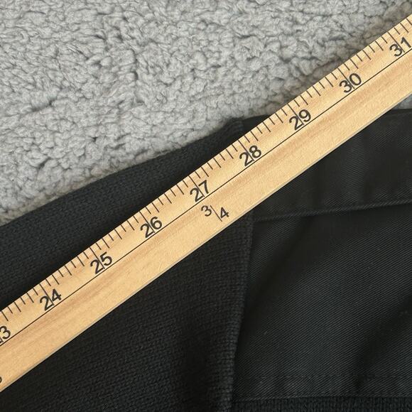 Vtg Citadel Sweater Mens L Black AB-458 Military Elbow Shoulder Patches V Neck - Picture 11 of 13